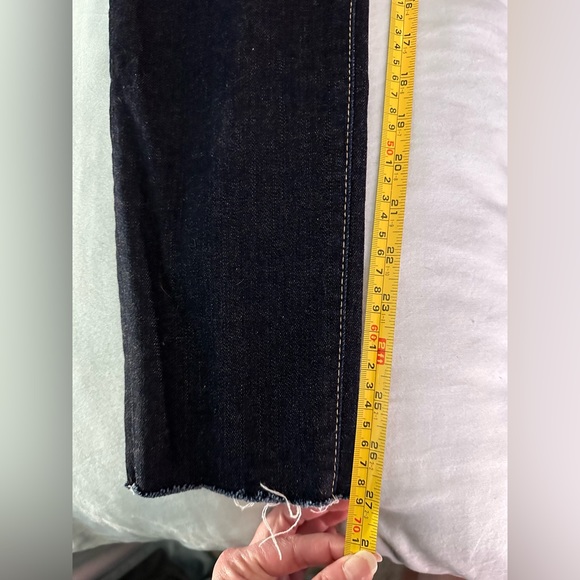 Adriano Goldschmied AG Denim Mila Super High Rise Skinny Ankle Raw Hems Size 28 - Picture 7 of 11